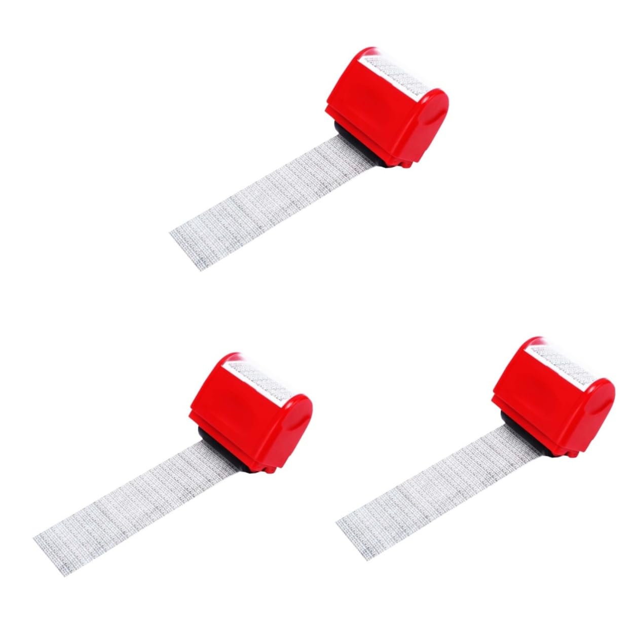 MAGICLULU 3pezzi Mini Roller Stamp Autoinchiostrante Per Protezione Privacy Stampante Messy Code Leggera e Portatile Per Ufficio e Documenti Sensibili Migliaia Di Impressioni Senza
