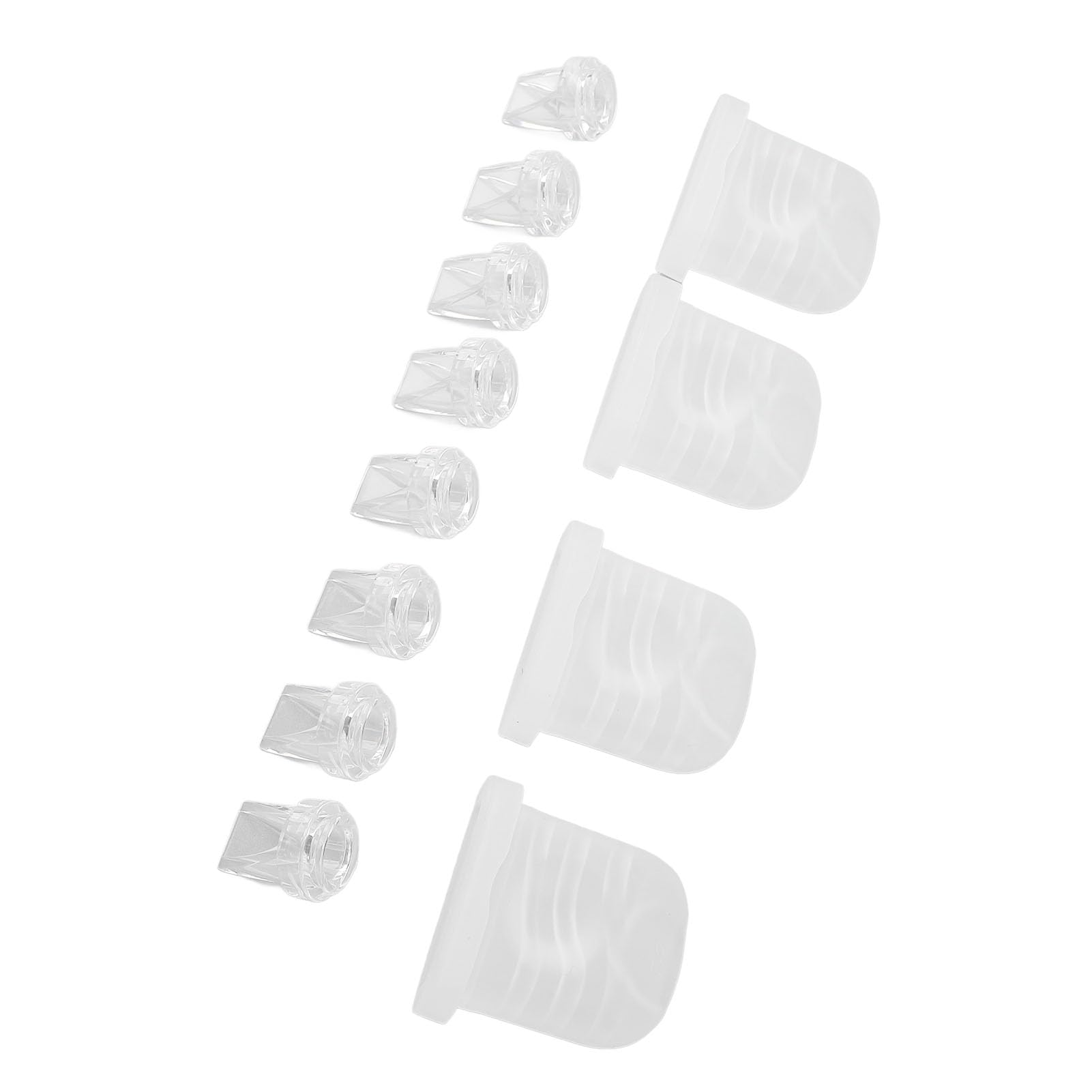 8pcs Duckbill Valves and 4pcs Silicone Diaphragm, Replacement Duckbill Valves Diaphragm with S32 Breastfeeding Pump - Image 4