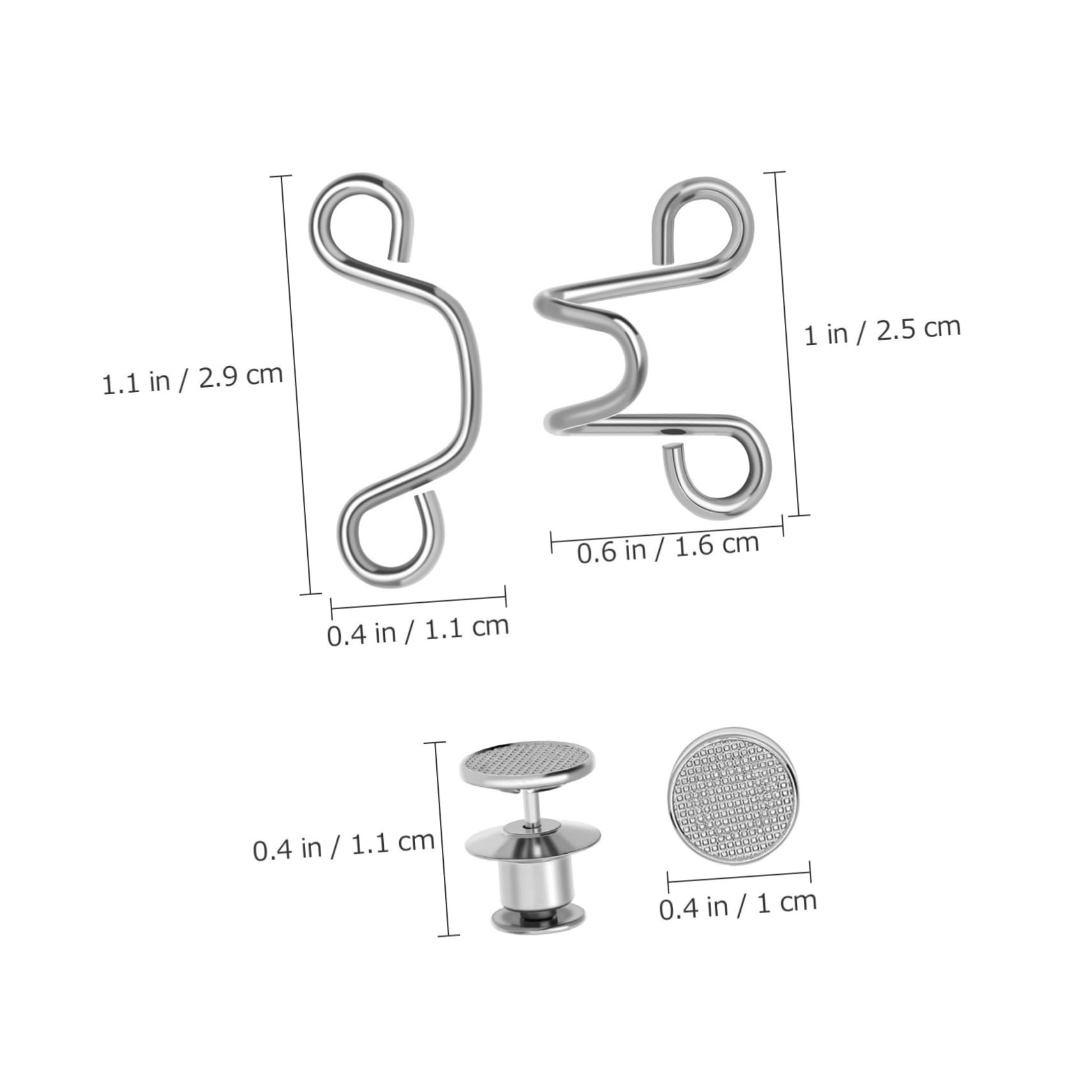 Juegos De Hebillas Sin Clavos Para Tensar La Cintura De Los Pantalones, Clip Para Ajustar La Cintura, Tensor Para Pantalones Vaqueros, Tensor Para Pantalones, Clips Para Tensar