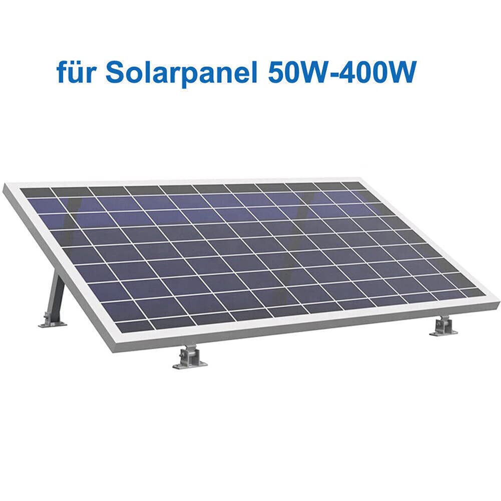 Zestaw wsporników do montażu paneli słonecznych, aluminiowe wsporniki paneli słonecznych, regulowane aluminiowe wsporniki do paneli słonecznych na płaski dach kamper łodzie Dachy Ściany Dachy Ściany