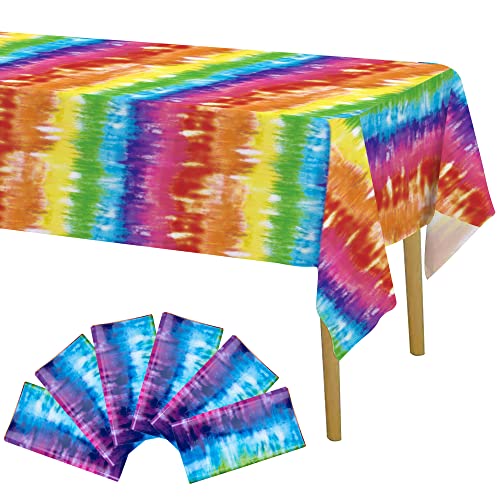 Iceyyyy 6pcs Tie Die Tablecover - 54