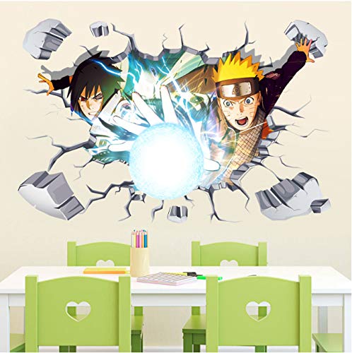Naruto Stickers Muraux Papier Peint 3d 60 * 90cm