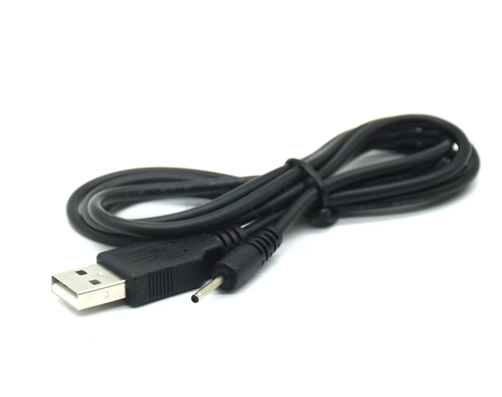 2 A czarna wtyczka sieciowa DC USB A na DC 2,0 mm x 0,6 mm 5 V DC 2,0 x 0,6 mm wtyczka pusta kabel do ładowania kabel adaptera ładowania 1 m (10 szt. kabel 1 m)