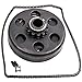 Go Kart Clutch 3/4'' Bore 12T #35 Chain for 212 Predator Clutch, Minibike Centrifugal Clutch
