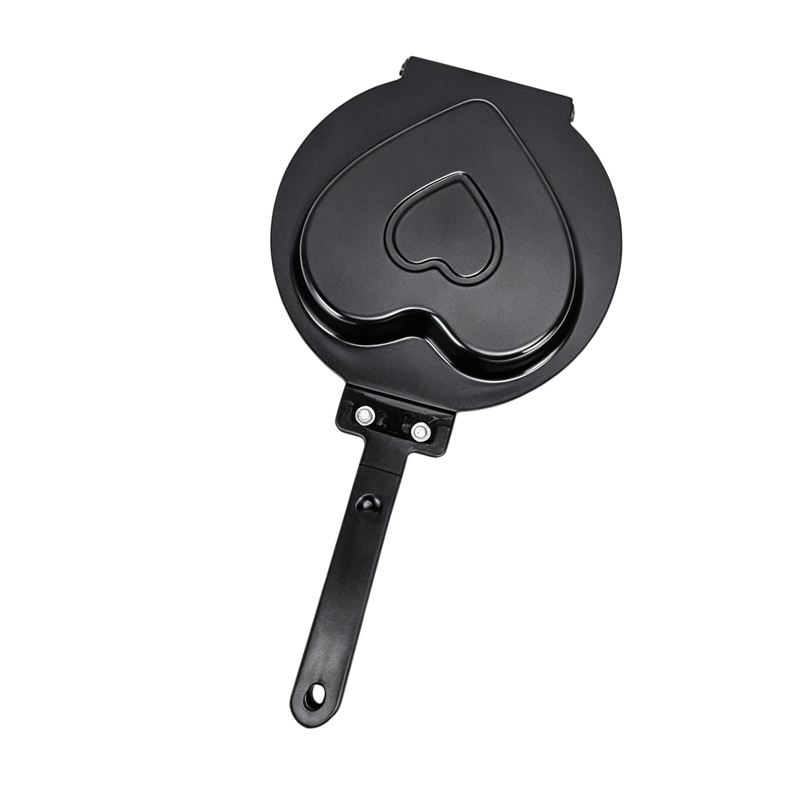 MALSSE Innovative Double Sided Heart Design Pancake Maker Frying Pan with Nonstick Coating for Easy Flipping and Cleaning Breakfast Cooker