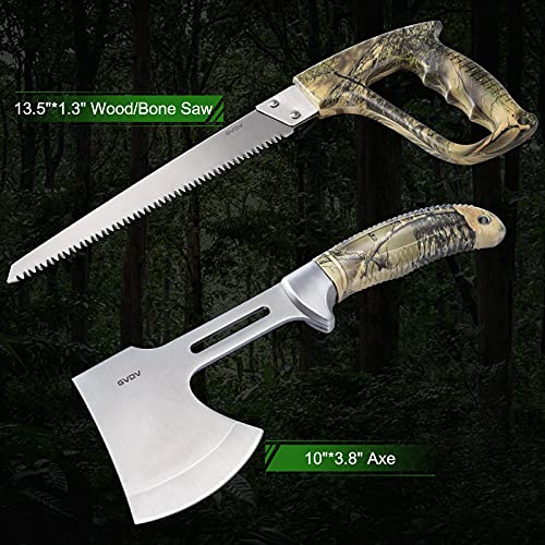 Gvdv Hunting Knife Set - Deer Hunting Gear And Accessories, Field Dressing Kit Portable Butcher Game Processor Set thumb #3