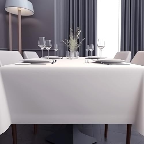 Miniatura 3 de Thcbme Mantel de vinilo, mantel rectangular impermeable a prueba de aceite, resistente al desgarro, apto para varias vacaciones, mantel de PVC