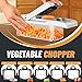 Vegetable Chopper, Safe to Use 16 in 1 Handheld Chopper Easy Clean and Store, Multifunctional Suitable for Most Vegetables Fruits, Onion Kitchen Vegetable Chopper, Safe to Use 16 in 1 Handheld Chopper Easy Clean and Store, Multifunctional Suitable for Most Vegetables Fruits, Onion Kitchen