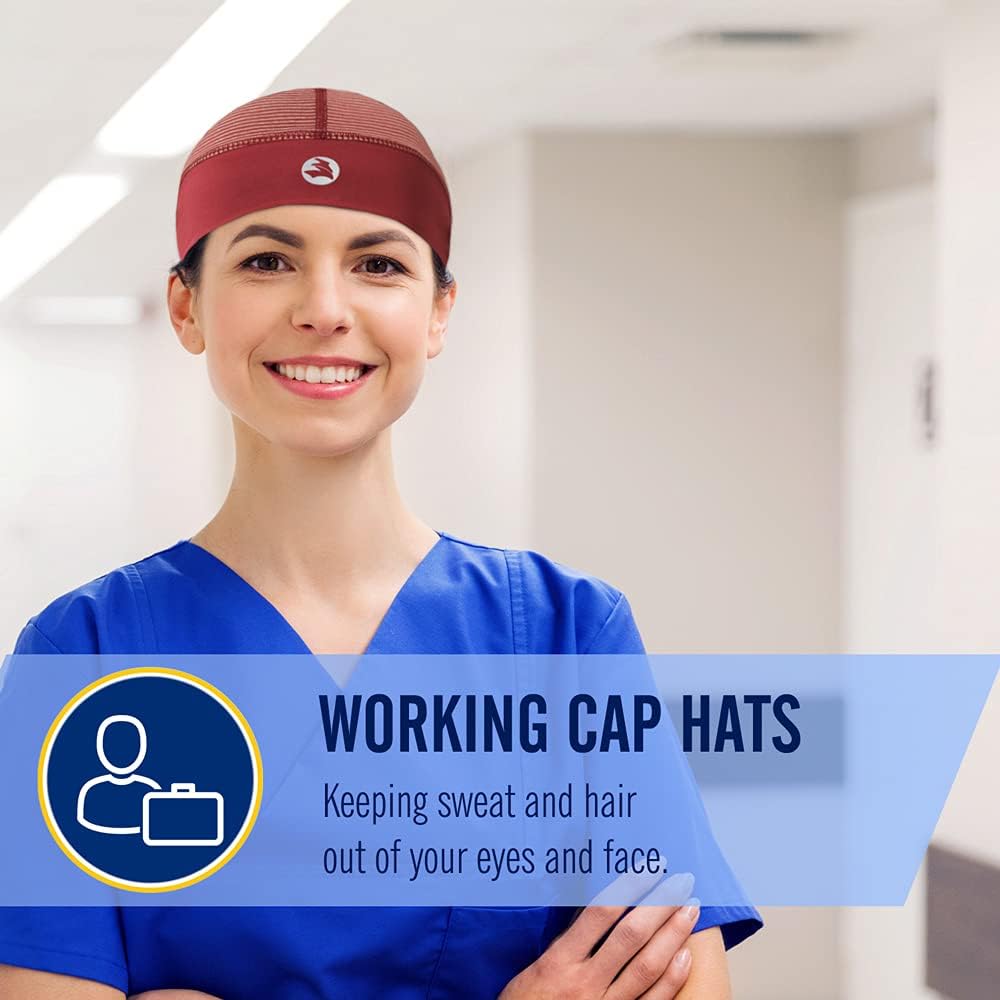 Low-Profile Cooling Helmet/Hard hat Liner, Stretch Working Cap, Summer Sweat Wicking Skull Cap, Running Beanie Sun Protection - Image 8