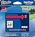 Brother Tape, Black on Red, 9mm (TZE-421)