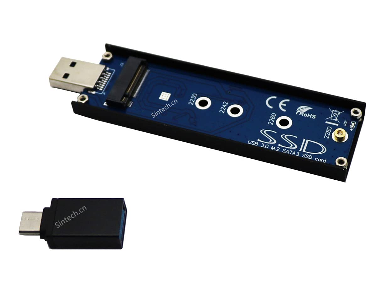 Capa Externa Sintech Para SSD Adata - USB 3.0 Compatível Com Ultrabook