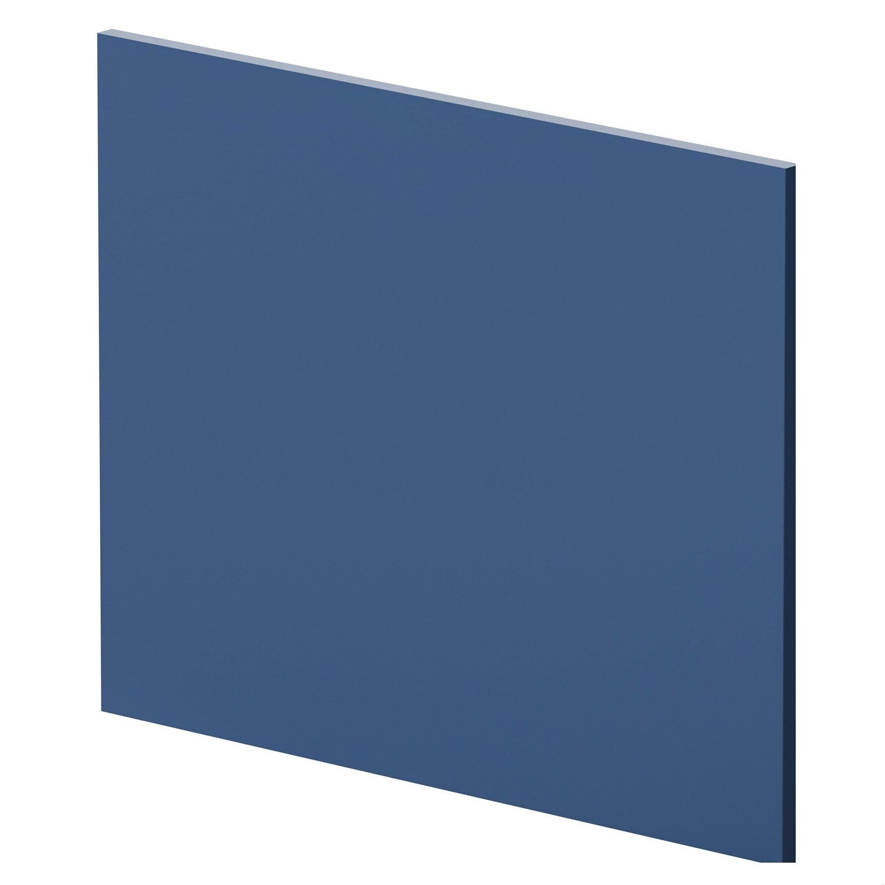 Balterley Blue Bath End Panel 700Mm, Mdf End Bath Panels, Satin Finish Straight Bathroom Panels For Bathtub, Water Resistant Panel Covering For Bathroom Baths And Soaking Tubs (Blue)