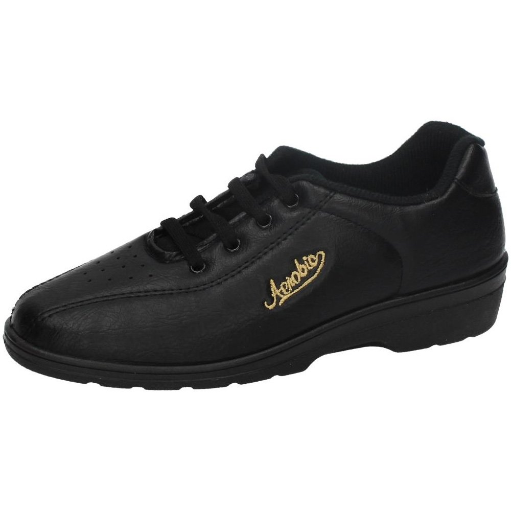 Scarpe sport molto confortevole zeppa Alfonso nero