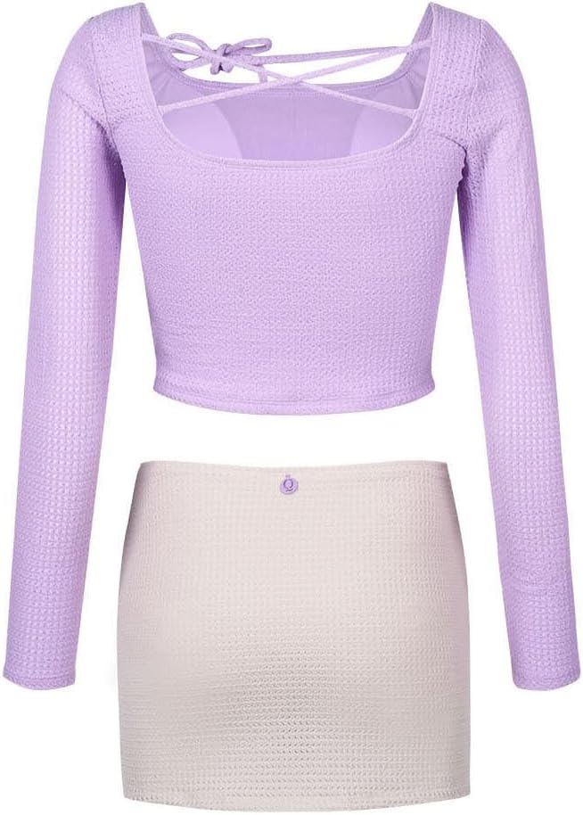 Women's Ribbon Strap Rash Guard Set