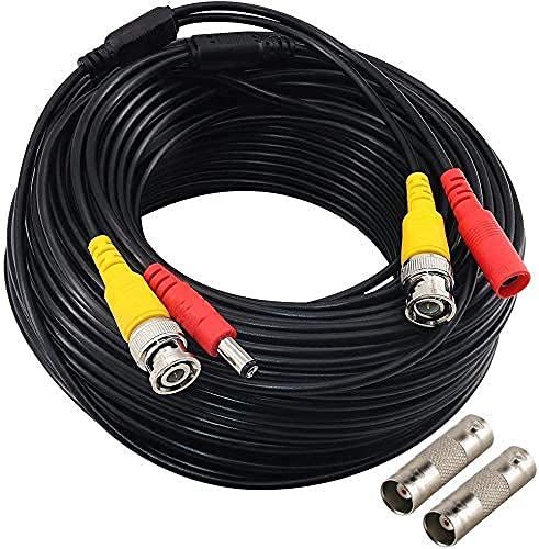 Câble alimentation BNC caméras sécurité 50M système CCTV DVR