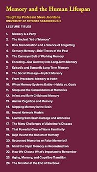 DVD Memory and the Human Lifespan Book