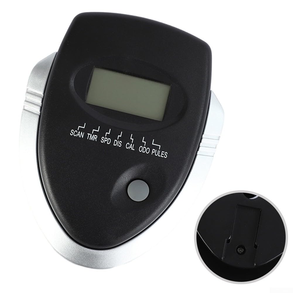 ZYWUOY Monitor da banco per cyclette, monitor per cyclette, tachimetro, monitor per bici fisse LCD, accessori da palestra, 4NX018L4R40A2D25ACQ4