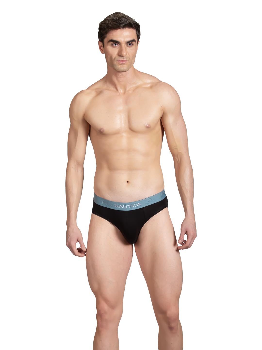 nautica Men's Cotton Blend Classic Solid Briefs-picture-24
