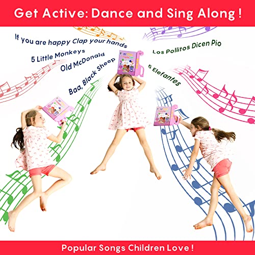 Curious 2 Learn Abc Learning For Toddlers, Busy Book, Speech Therapy, Alphabet Sound Book, Preschool Learning Activities, Letter Tracing, English & Spanish, Educational Toys - Age 3+ Girls / Boys #TOP5