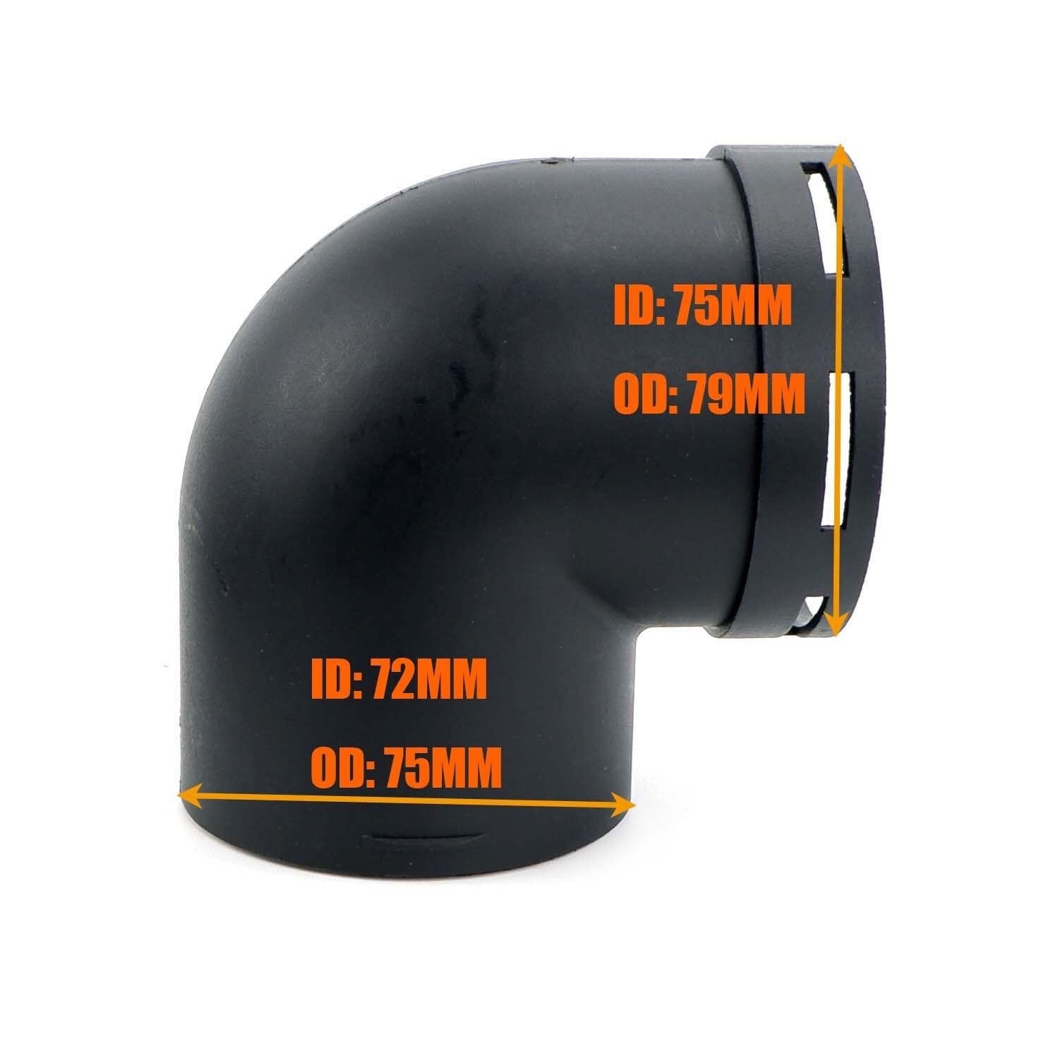 Connettore condotto riscaldatore auto diesel da 75mm a 90mm adattatore