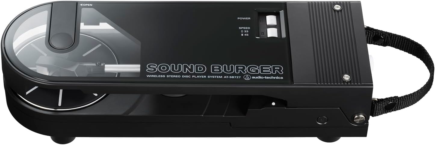 Audio-Technica AT-SB727BK Sound Burger Platine Portable Bluetooth Noir