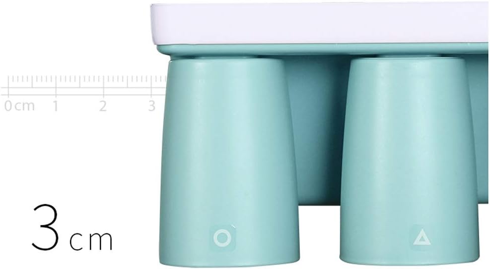 Toothbrush Holder Storage Toothbrush Holder, Brushing Cup Holder Suction Wall Type Wall Hanging Without Punching(19.5 * 12.5 * 13cm)
