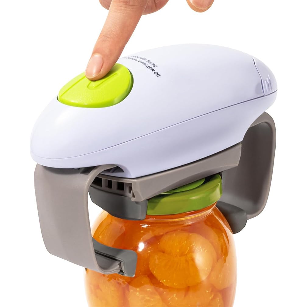 Abrebotellas EléCtrico,Abrelatas para Restaurante, Abrelatas De Cocina, Abrelatas AutomáTico De Borde Suave con Interruptor De Un Solo Toque para Personas con Artritis, Personas Mayores