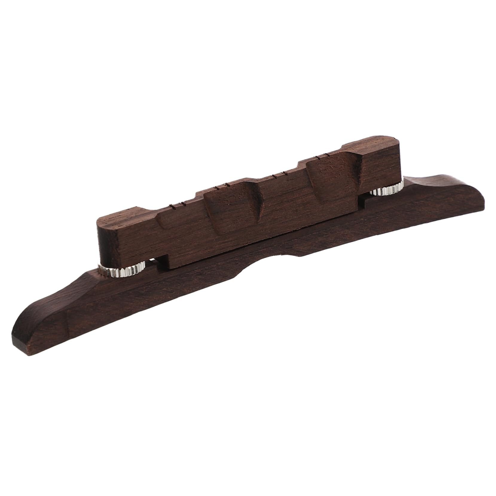 VANZACK Natural Rosewood Mandolin Bridge Replacement Part Durable Accessories for Enhanced Sound for Musicians and Instrument Repairs