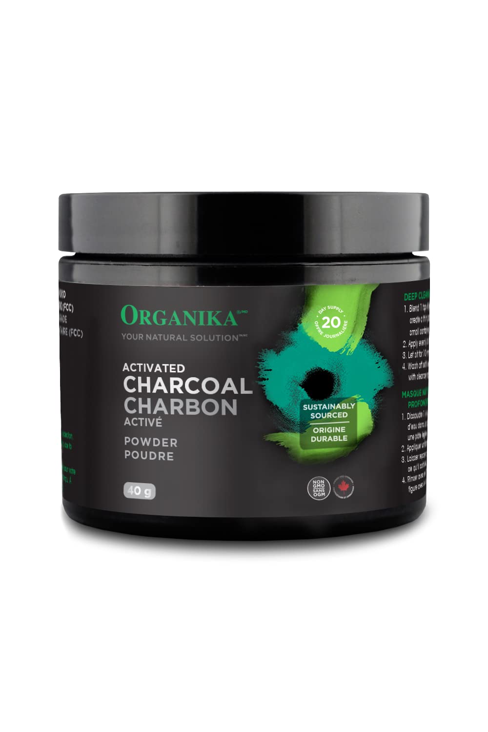 First Botany ORGANIKA Activated Charcoal Powder 40 G