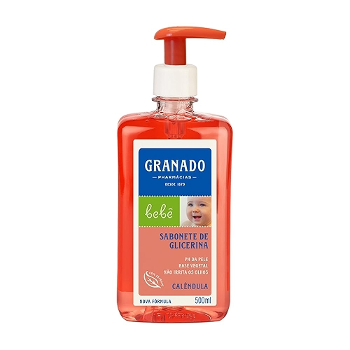 Granado Sabonete LĂquido BebĂȘ, CalĂȘndula, 500ml Granado Sabonete LĂquido BebĂȘ, CalĂȘndula, 500ml