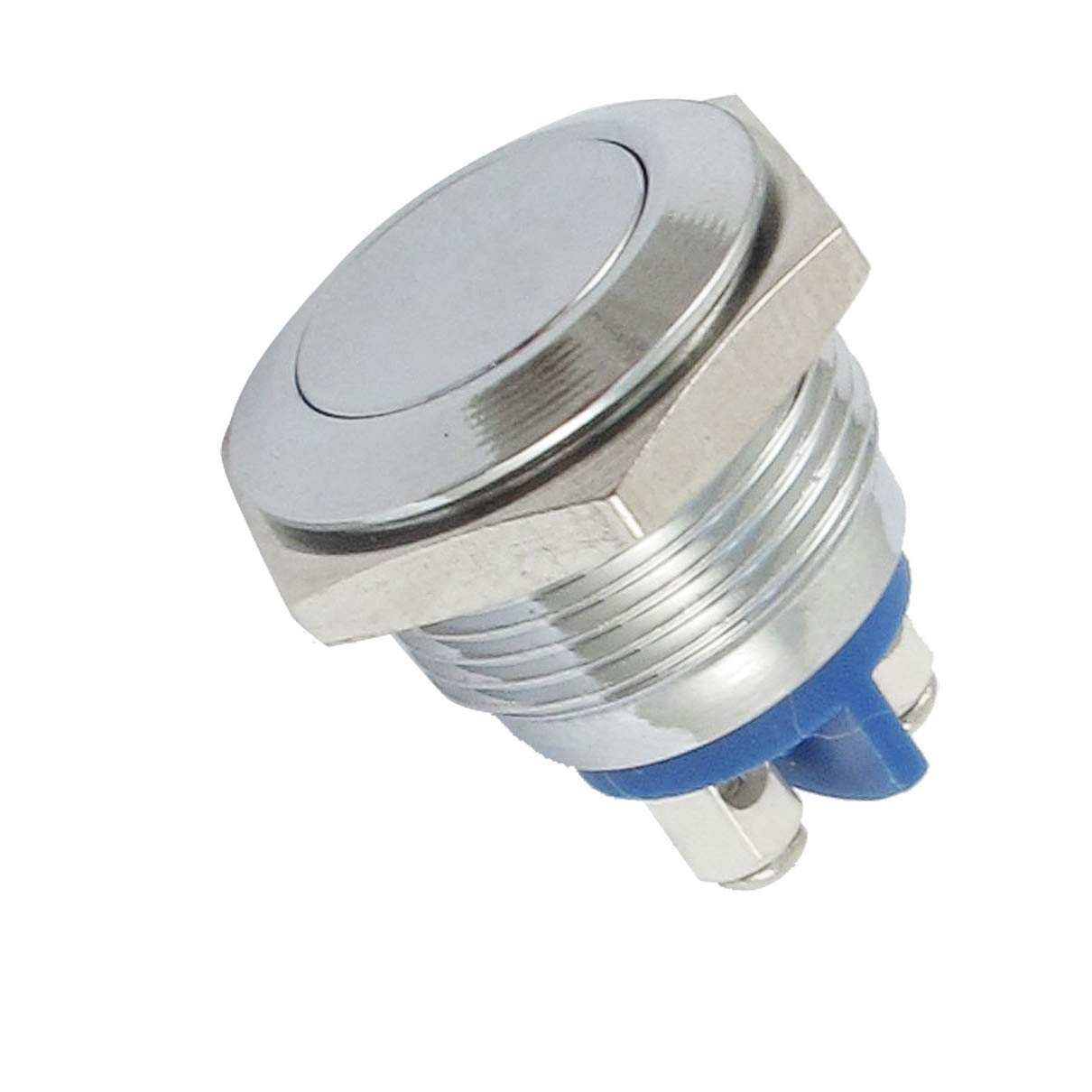 interruttore elettronico Interruttori da parete CA 3A / 250V 1NO 2 terminali a vite Interruttori momentanei in ottone cromato Interruttori della luce Interruttore a pulsante