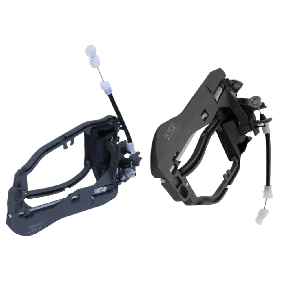Nnbjumzsu Front Left And Right Outside Door Handle Carrier 51218243615 51218243616 Compatible With Bmw X5 E53 Sport 2000-2006(Front Left And Right)