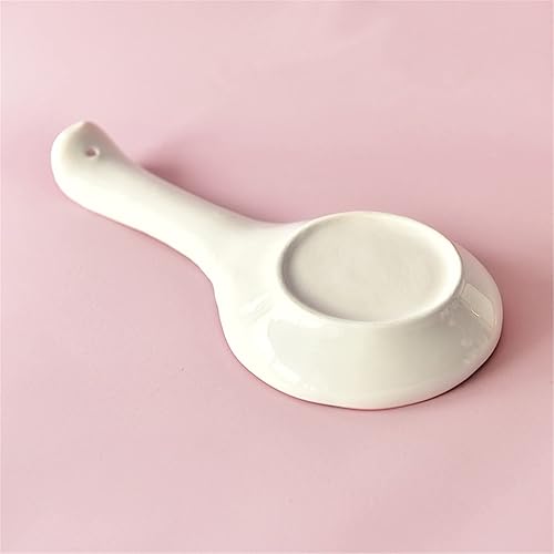 Miniatura 4 de Soporte de cuchara de cerámica para estufa, soporte grande para cuchara de cocina, encimera de cocina, mesa de comedor, decoración moderna de