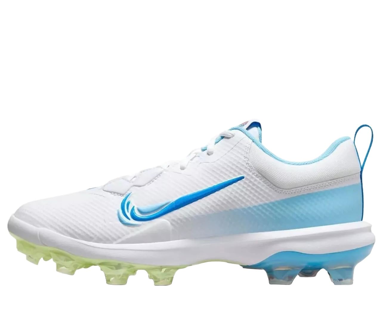 Nike Force Trout 9 Pro MCS Fresh Pack Low Men's Baseball Cleats White Blue FQ7726-104 Size 13