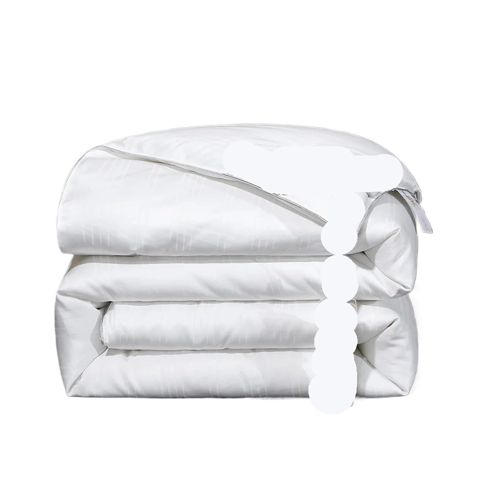 GYTTDERFL Summer Quilt Mulberry Silk Quilt is natural silk filling in all seasons. It is portable, breathable and luxurious(WHITE,180x220cm(2kg))