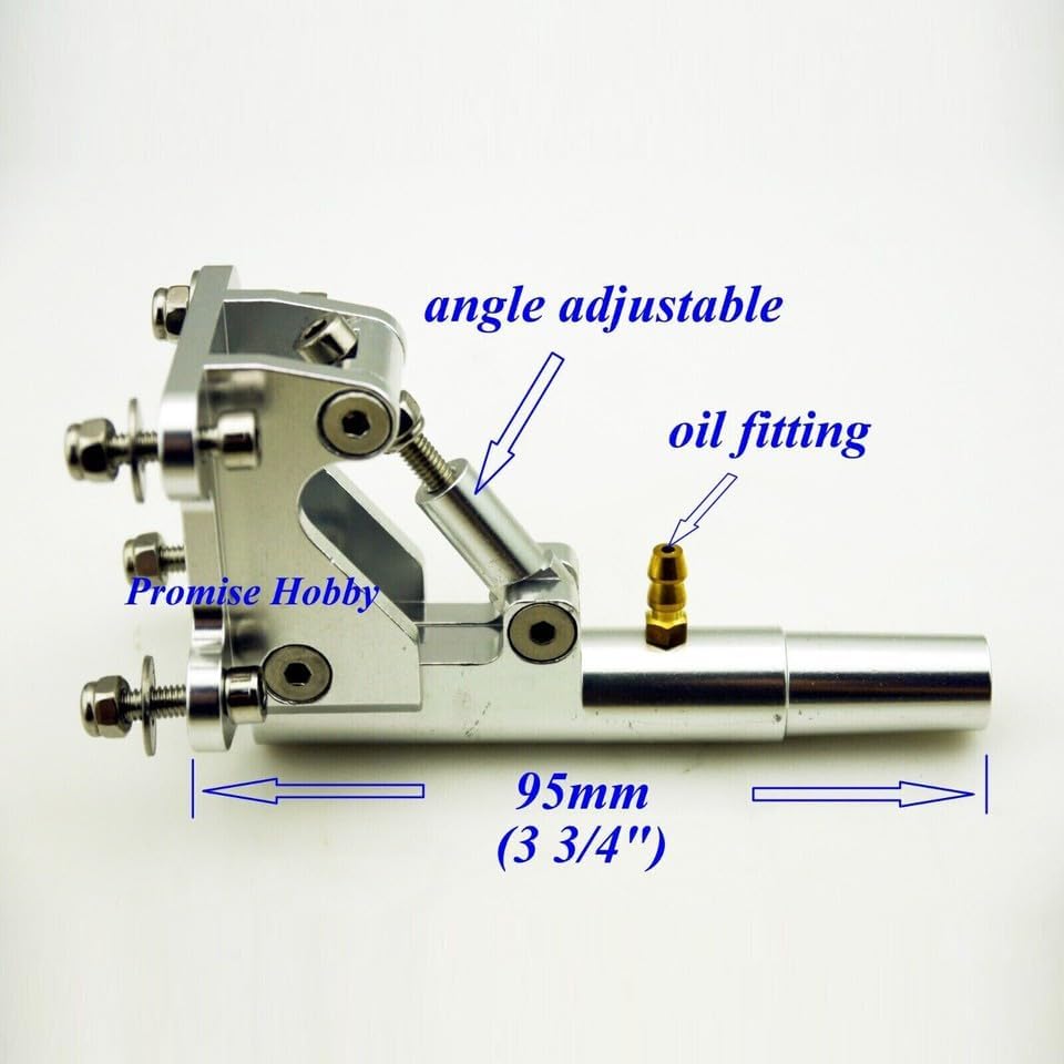 95mm Alloy Stinger Drive 1/4" Flex Shaft Cable for RC Model Boat Stinger + Cab