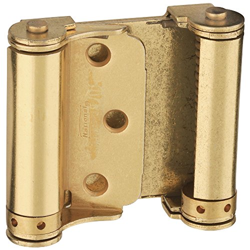 Best Deal 🛒 National Hardware N115-303 Spring Hinges, 3-Inch, Brass,2