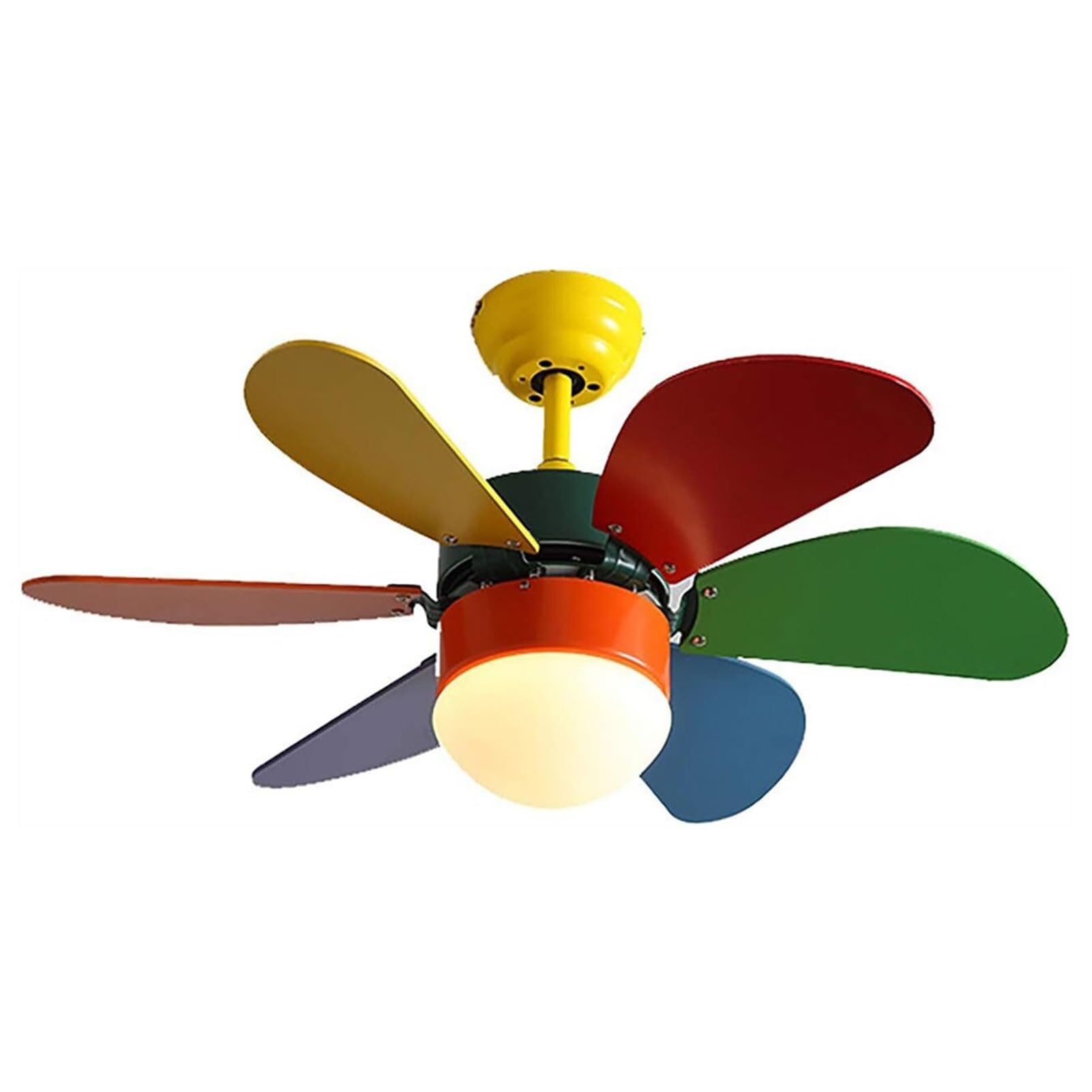 Ventilateur de plafond moderne LED vitesse réglable télécommande