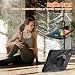 Gerutek for Xiaomi Pad 5 Case Shockproof, Xiaomi Pad 5 Pro Cover,Heavy Duty Rugged Protective Case with 360 Rotatable kickstand/Hand & Shoulder Strap Cover for Xiaomi Mi Pad 5/Mi Pad 5 Pro, Black