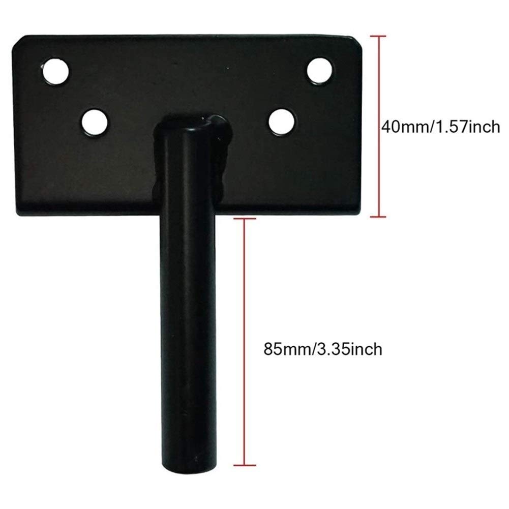 Selbsthemmend Tor Latch Heavy Duty Post Mount Automatische Gravity Lever Holz/PVC Zaun Tor Schloss mit Befestigungsteilen Hardware