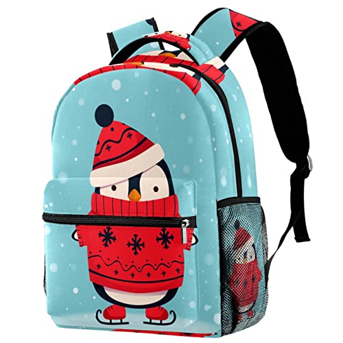 Sacs à dos légers pingouin avec bretelles confort pour livres d'école