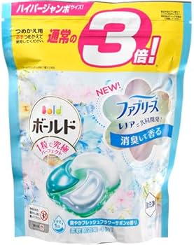 Amazon | P&G ボールドジェルボール4D Fサボン ハイパーJ 33個 | 固形