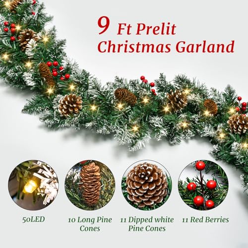 Beinhome 703 9 Ft Christmas Garland thumb #2