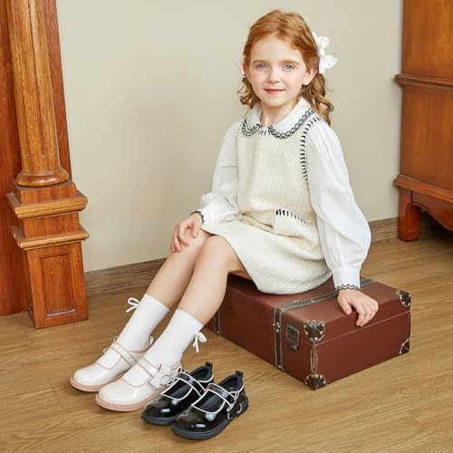 Toddler Girl Mary Jane Dress Shoes Ballet Flats Girl Party School Shoes4