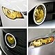 BNOYONERAS Auto Scheinwerfer Folie Tönungsfolie Aufkleber, Gelb, PVC, Rechteckig, Einfarbig, Wasserdicht, Outdoor, Autoscheinwerfer-Tönungsfolie, Lichtfolie, Glas, Lack, Auto & Motorrad, Automobil
