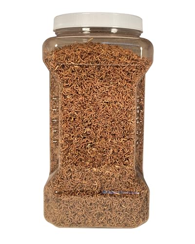 San Francisco Bay Brand Freeze-Dried Bloodworms Fish Food - All Natural High Protein Treat for Freshwater Fish, Bettas, Tetras, Barbs, Catfish, Aquatic Amphibians - Betta Fish Food - 14.1 oz (400g) - Thumbnail 2