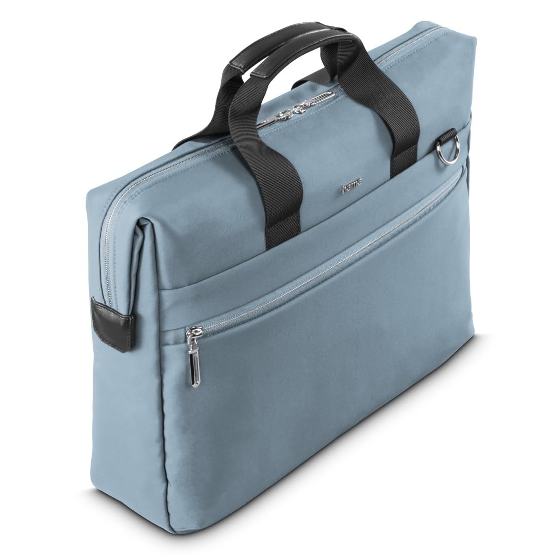 Hama Ultimate Laptop Bag for Laptops 40-41 cm, 15.6-16.2 Inches, Padded, Water-Repellent, Elegant Business Bag with 11 Inch Tablet Compartment, Many Compartments, Shoulder Strap, Trolley Loop, Blue
