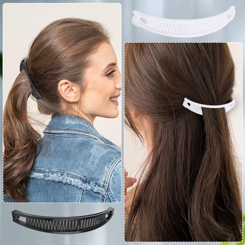 Set de 9 pinzas banana para cabello miniatura 4