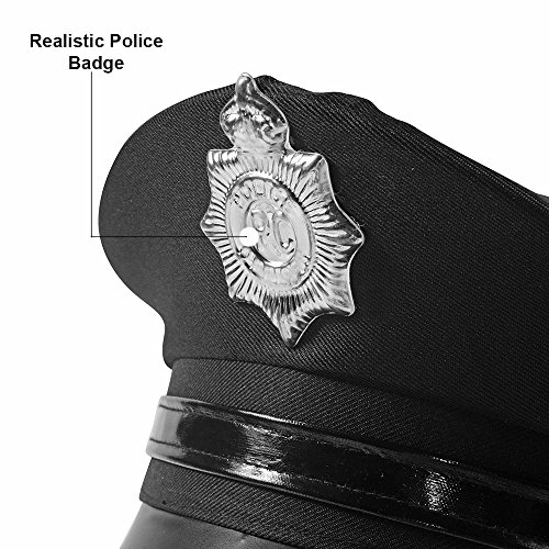 Police Hat Cop Hat Black Captain Hat Officer Hat Police Officer