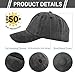 LYDTICK 8 Pack Vintage Washed Baseball Cap Golf Dad Hat Distressed Cotton Plain Trucker Hats for Men Women, 8 Colors